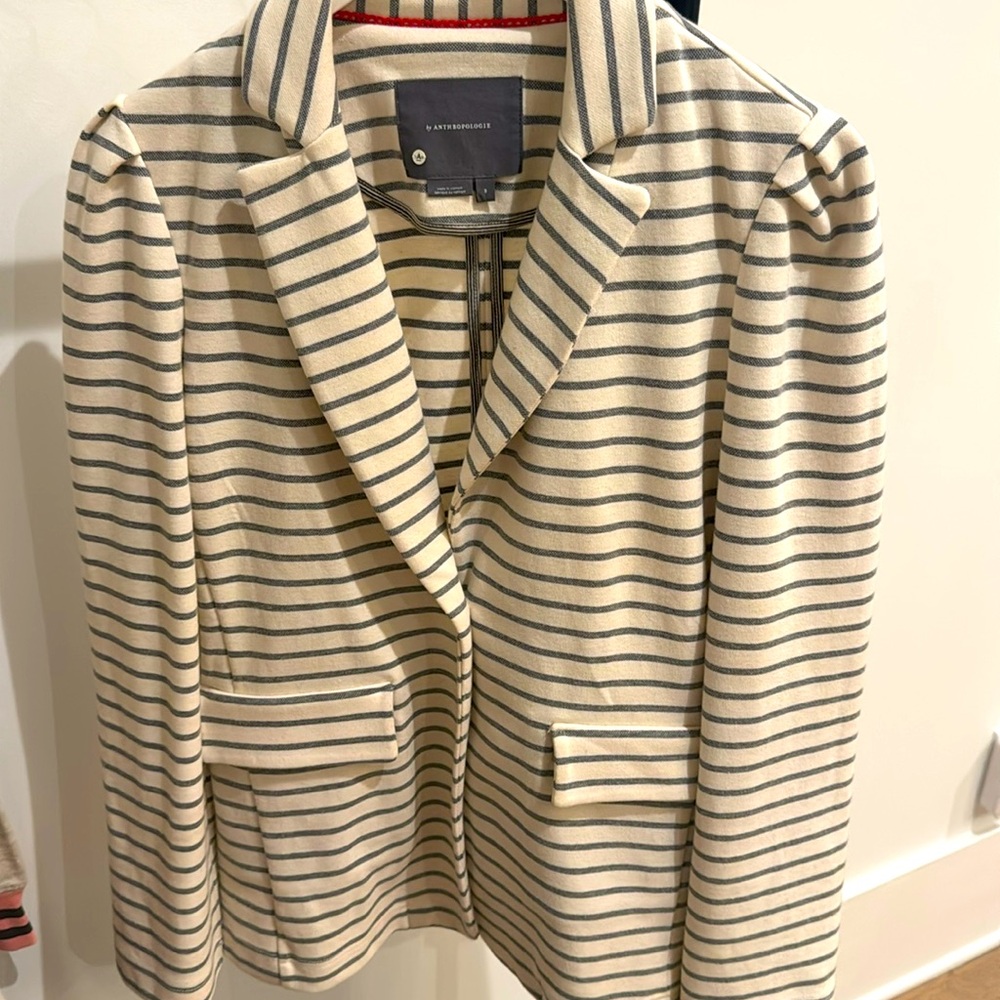 Anthropologie | Striped blazer